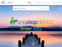Tablet Screenshot of onestopdental.com.au